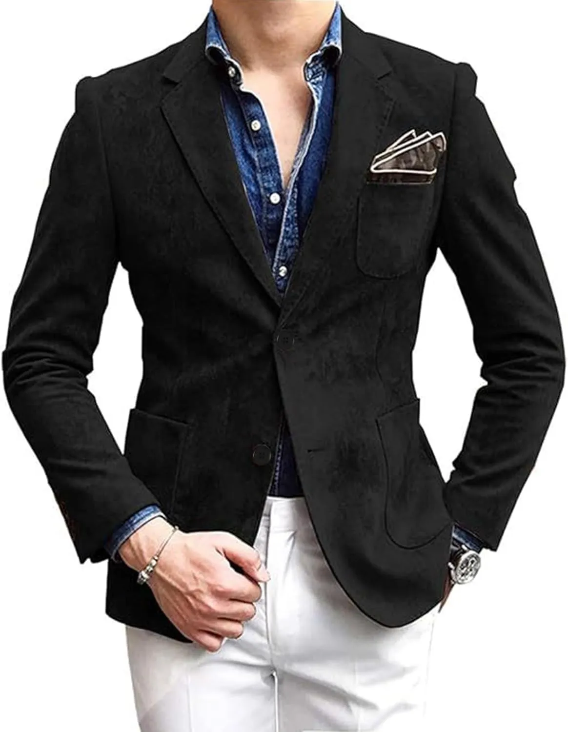 Fall Winter Blazer Jacket for Mens Formal Business Slim Fit Casual Suit Jacket Sport Breasted Prom Gown Suit Jacket