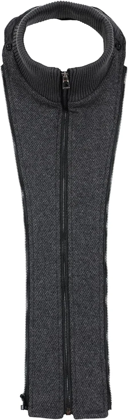 FANARCHER Men's Wool Blend Coats with Detachable Zipper Winter Warm Jakcet Single Breasted Business Windbreaker Pea Coat