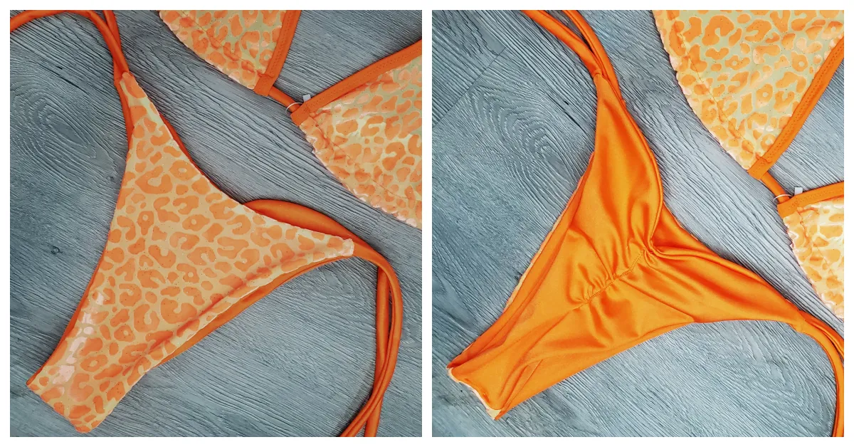 Feline Orange Bali Bottoms