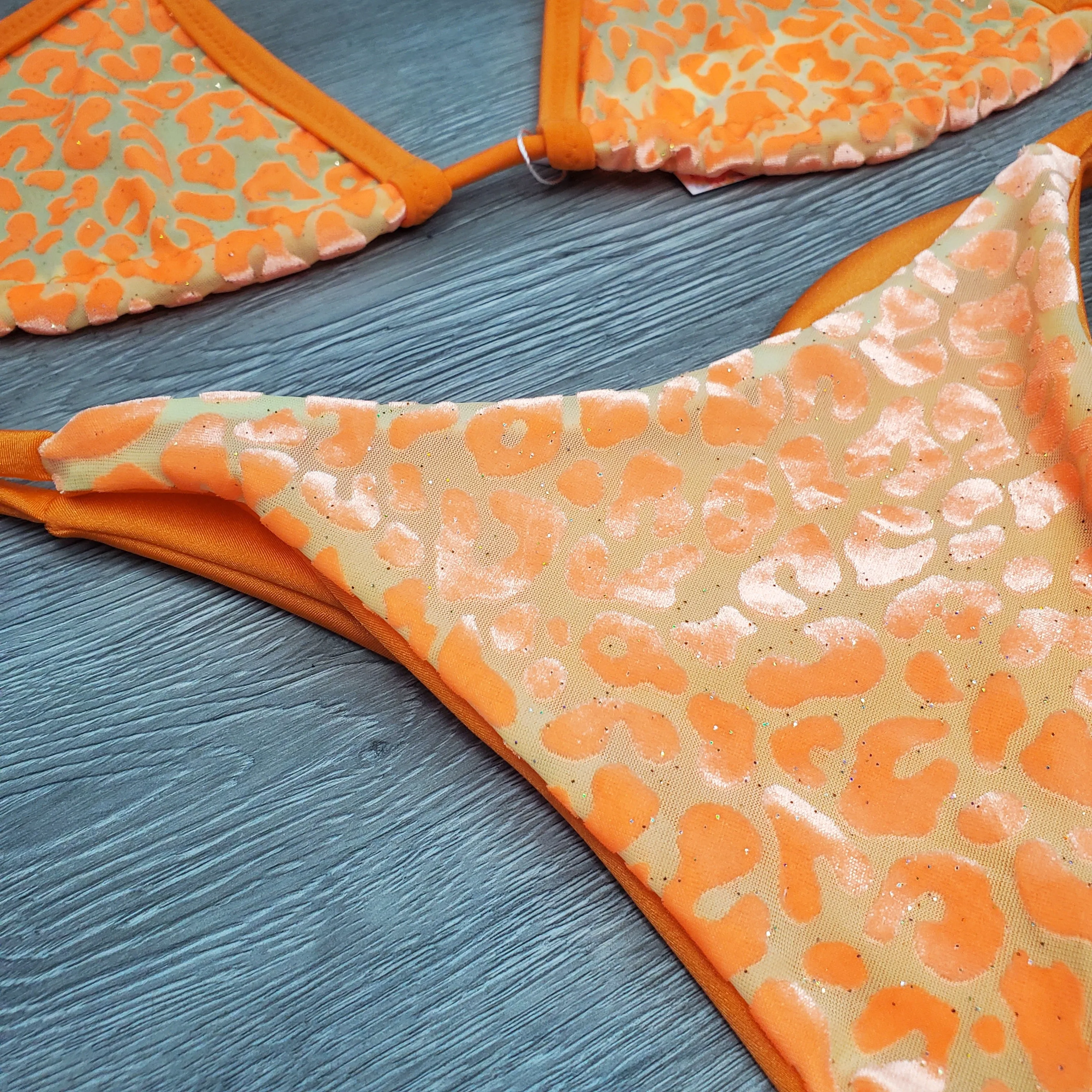 Feline Orange Bali Bottoms