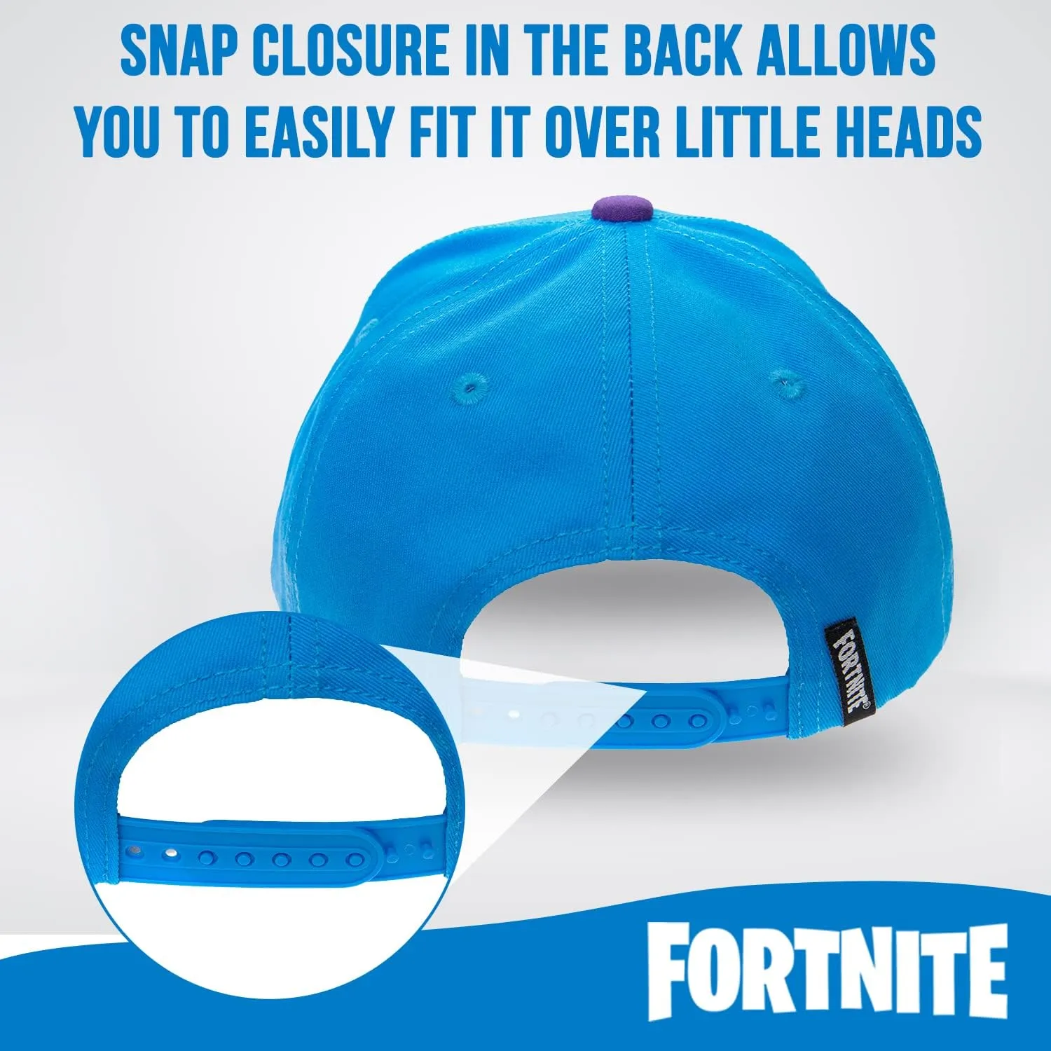 FORTNITE Baseball Cap for Boys, Quality Made Boys Hat and Fitted Cap, Flatbrim Baseball Hat with Sleek Design