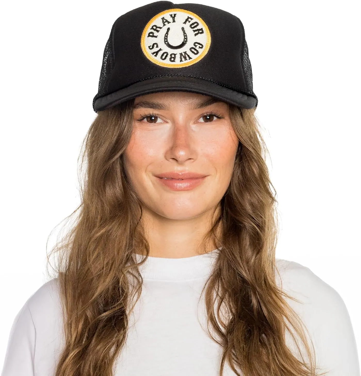 Friday Feelin' Trucker Hat Women Baseball Cap Western Adjustable American Trucker Hats Fitted Mom Cap All Occasion- One Size