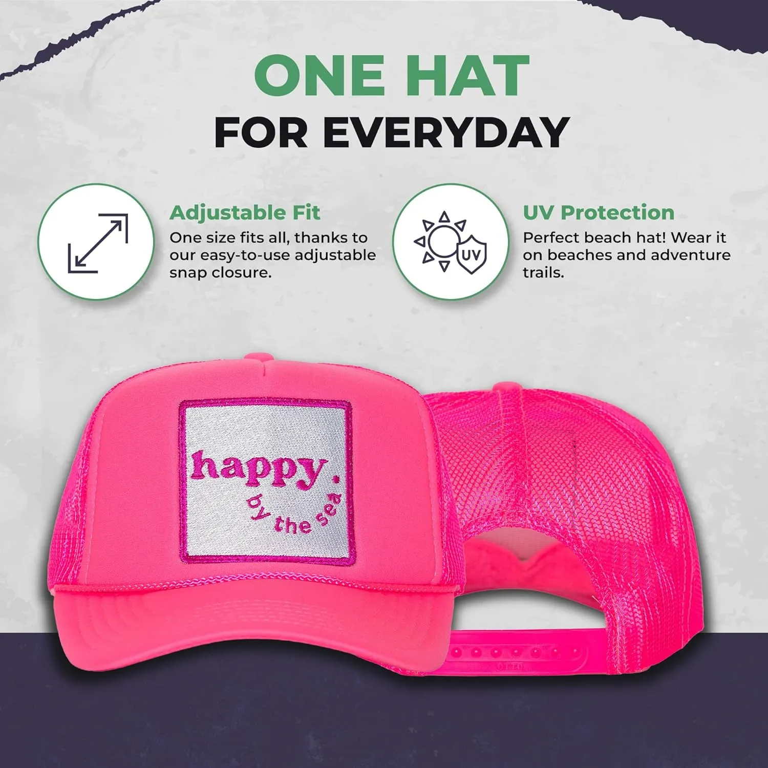 Friday Feelin' Trucker Hat Women Baseball Cap Western Adjustable American Trucker Hats Fitted Mom Cap All Occasion- One Size