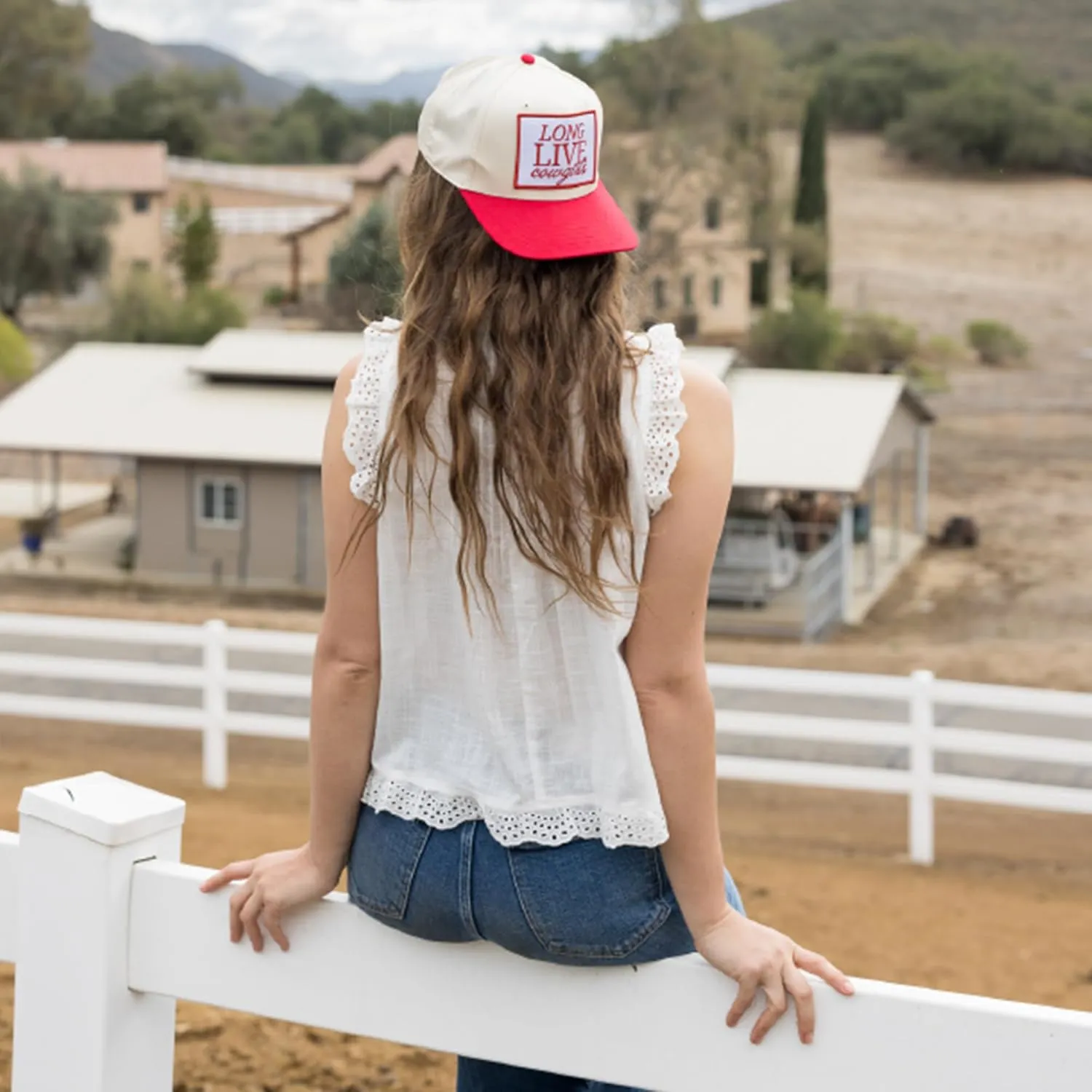 Friday Feelin' Trucker Hat Women Baseball Cap Western Adjustable American Trucker Hats Fitted Mom Cap All Occasion- One Size