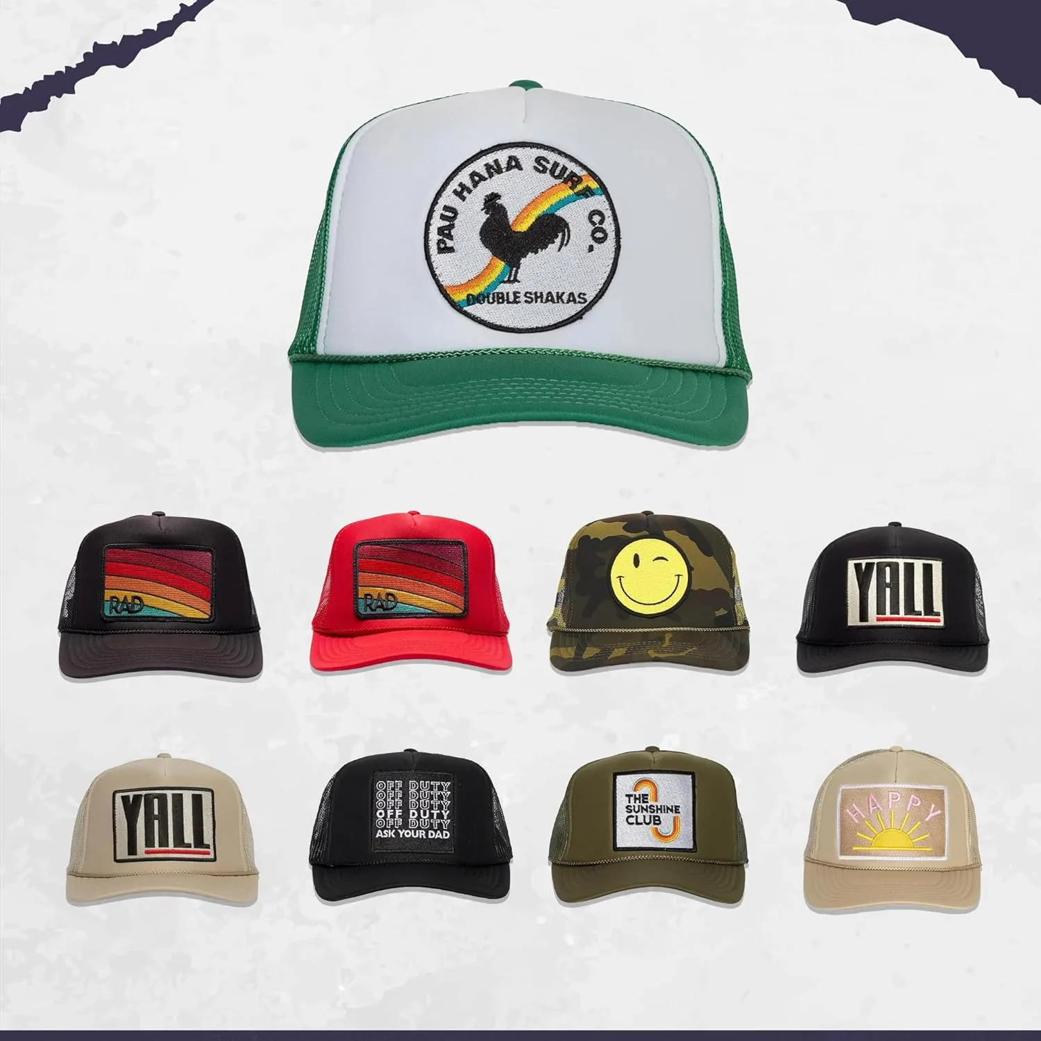 Friday Feelin' Trucker Hat Women Men Baseball Caps American Baseball Hats Womens USA Trucker Hats All Season - One Size