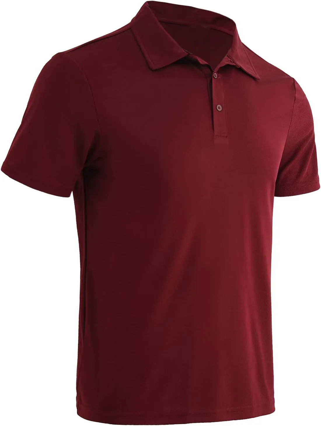 Gary Com 3 Pack Men's Polo Shirts 3 Buttons Casual Work T Shirts Quick Dry Performance Short Sleeve Golf Shirt