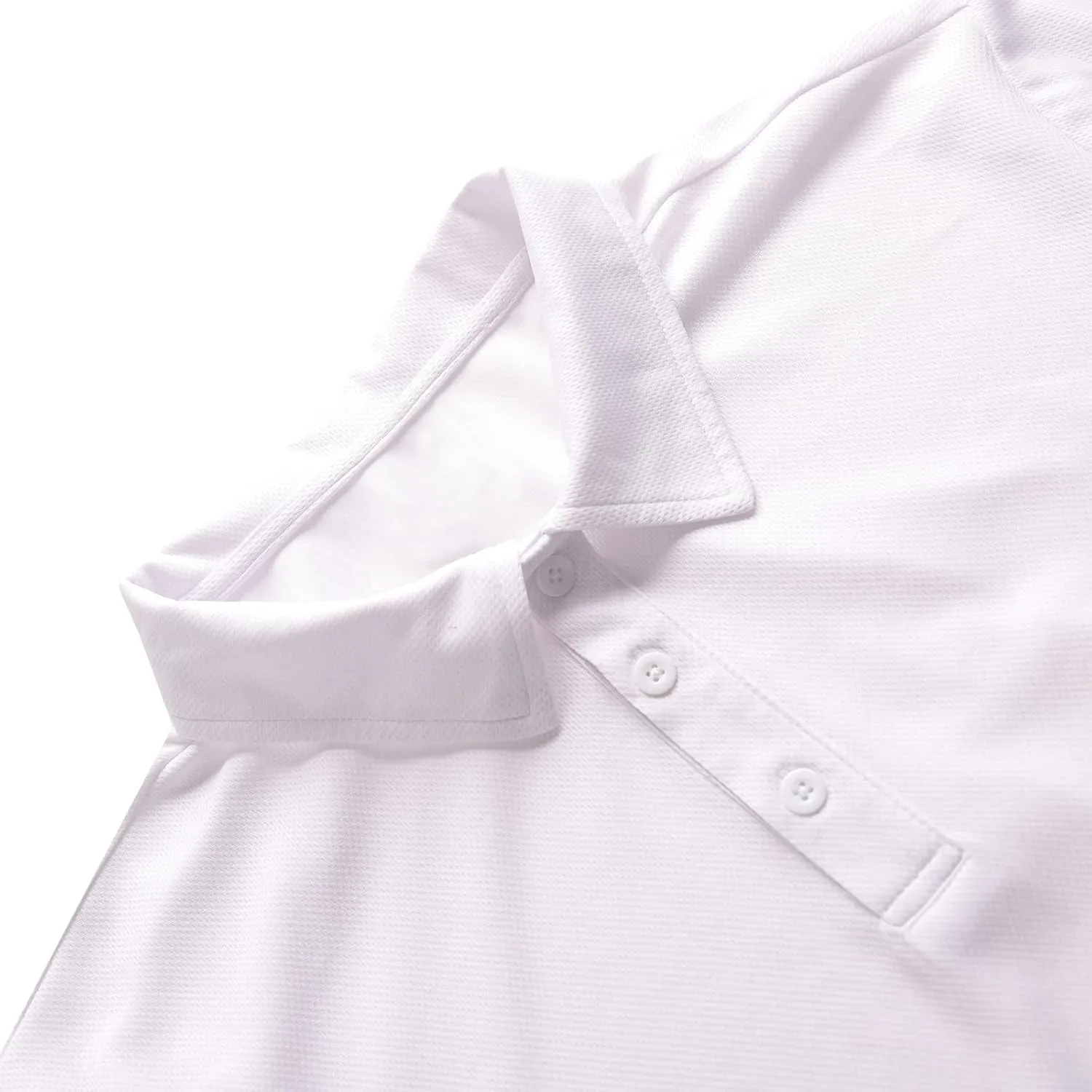 Gary Com 3 Pack Men's Polo Shirts 3 Buttons Casual Work T Shirts Quick Dry Performance Short Sleeve Golf Shirt