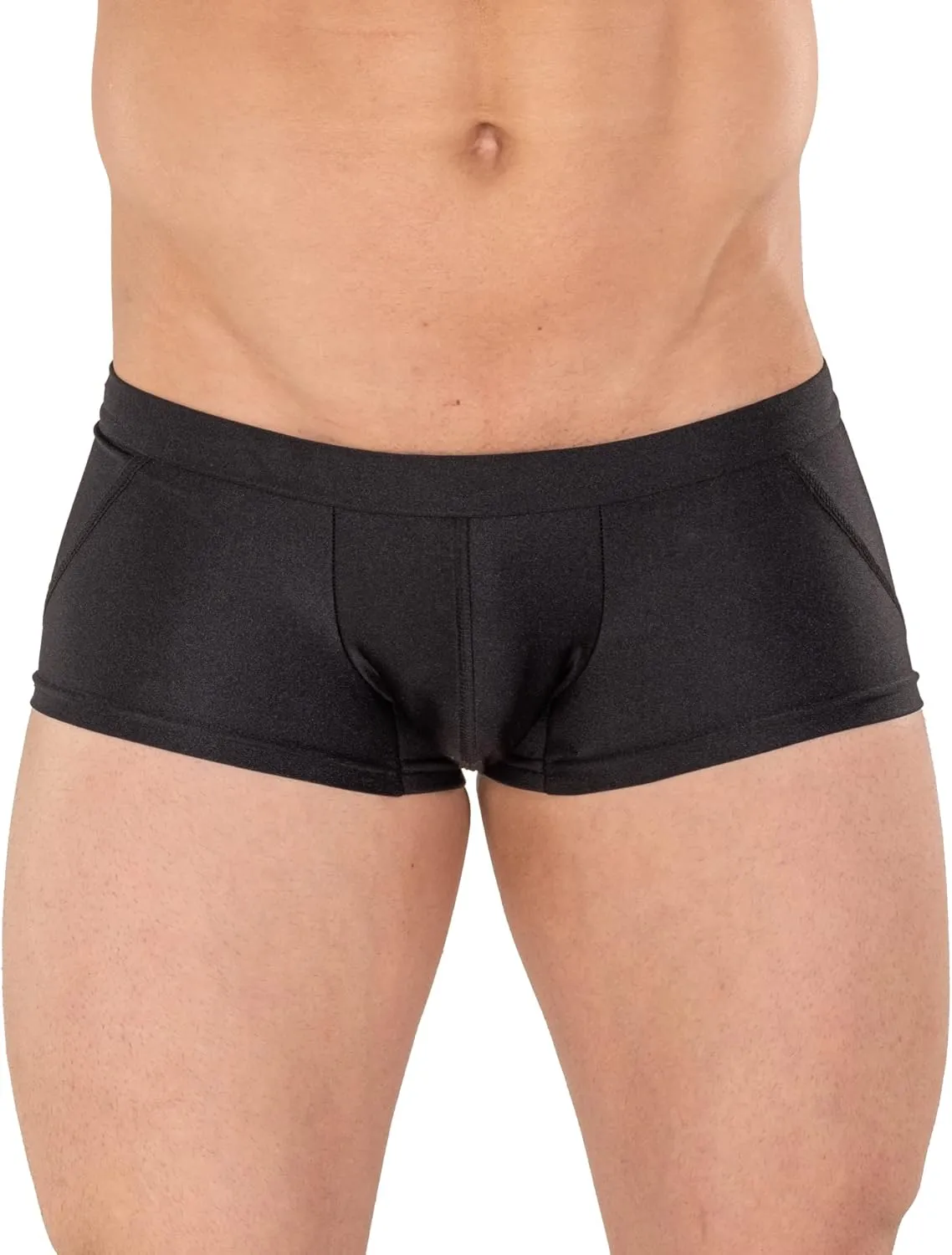 Gary Majdell Sport Mens Competition Style Boxer Brief Swimsuit with Front Pouch