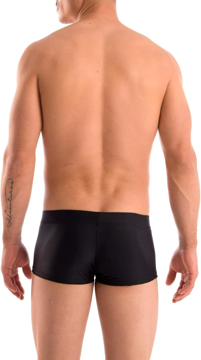 Gary Majdell Sport Mens New Solid Hot Body Boxer Swimsuit