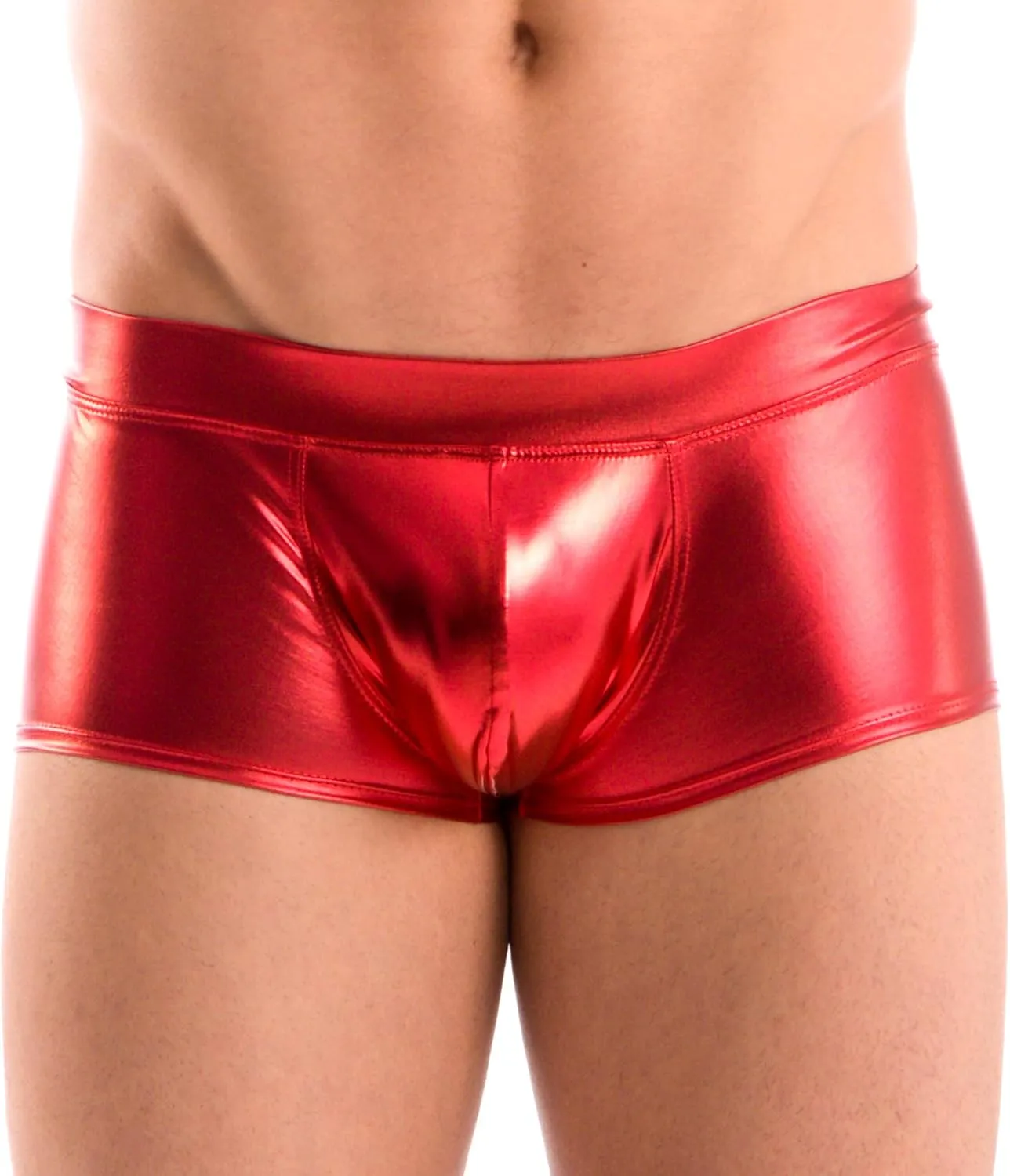Gary Majdell Sport Mens New Solid Hot Body Boxer Swimsuit