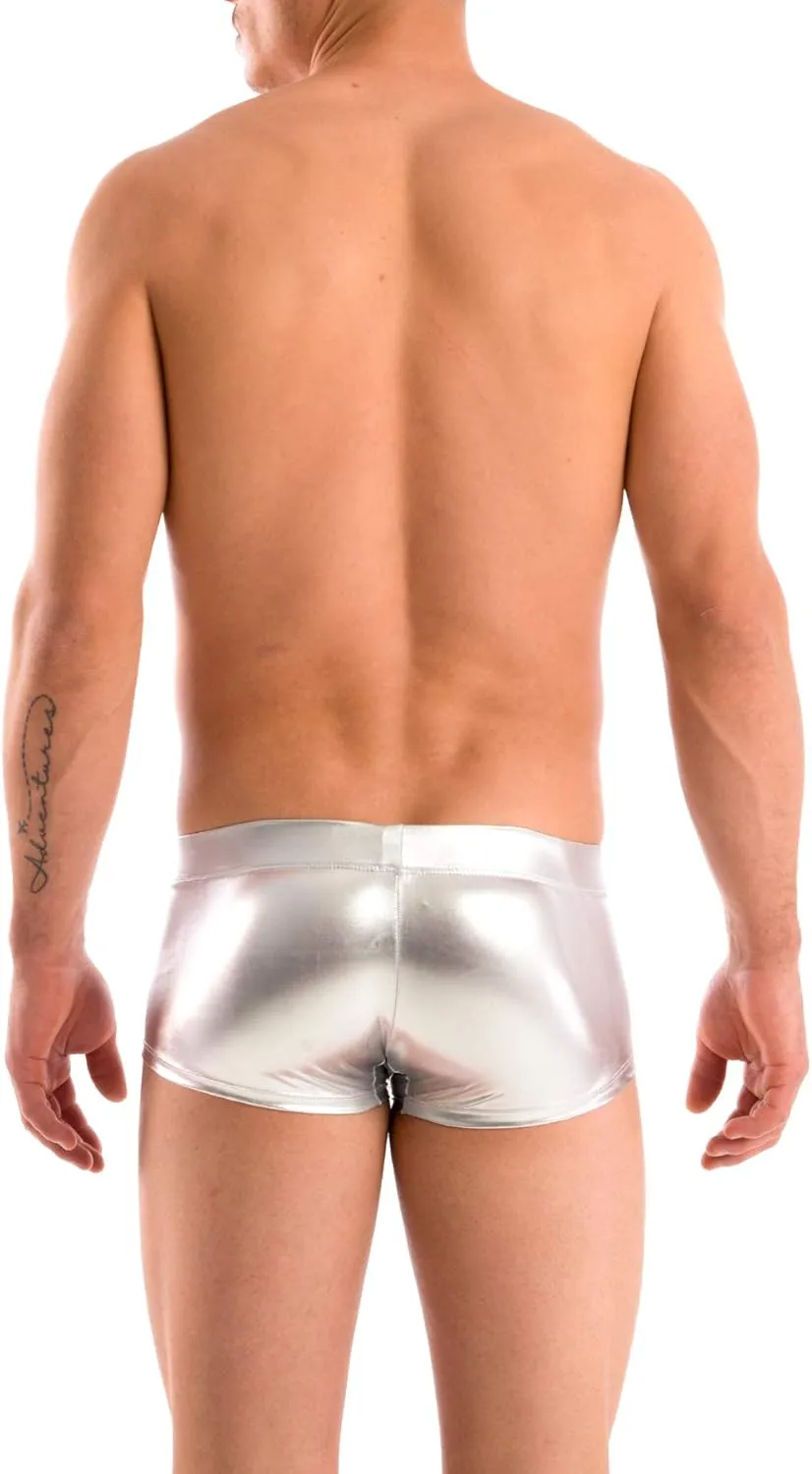 Gary Majdell Sport Mens New Solid Hot Body Boxer Swimsuit