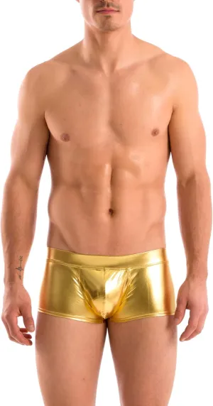 Gary Majdell Sport Mens New Solid Hot Body Boxer Swimsuit