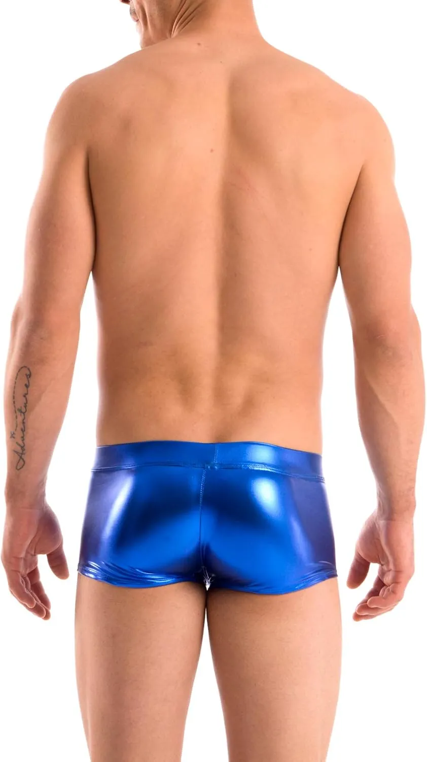 Gary Majdell Sport Mens New Solid Hot Body Boxer Swimsuit
