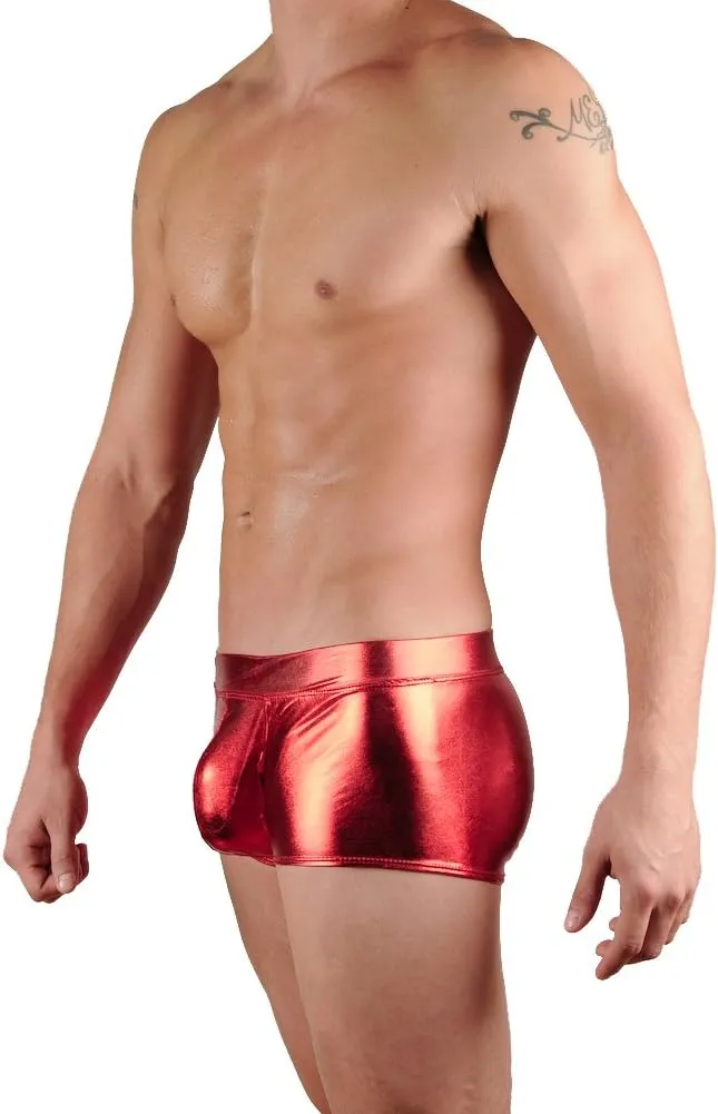 Gary Majdell Sport Mens New Solid Hot Body Boxer Swimsuit