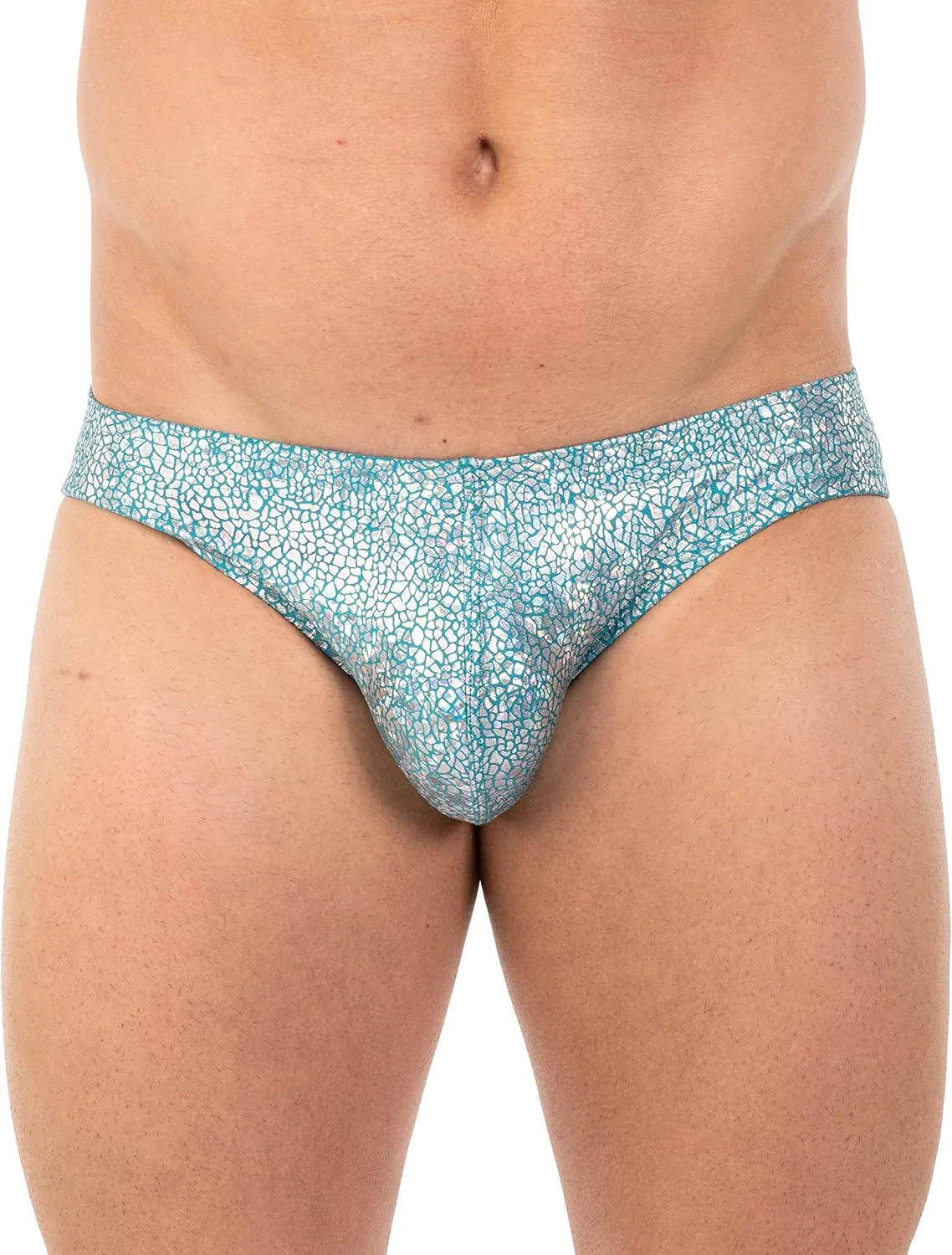 Gary Majdell Sport Mens Print Contour Pouch Bikini Swimsuit