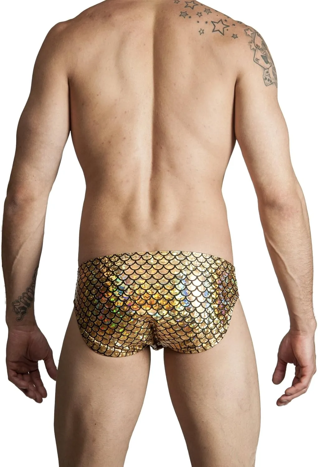Gary Majdell Sport Mens Print Contour Pouch Bikini Swimsuit