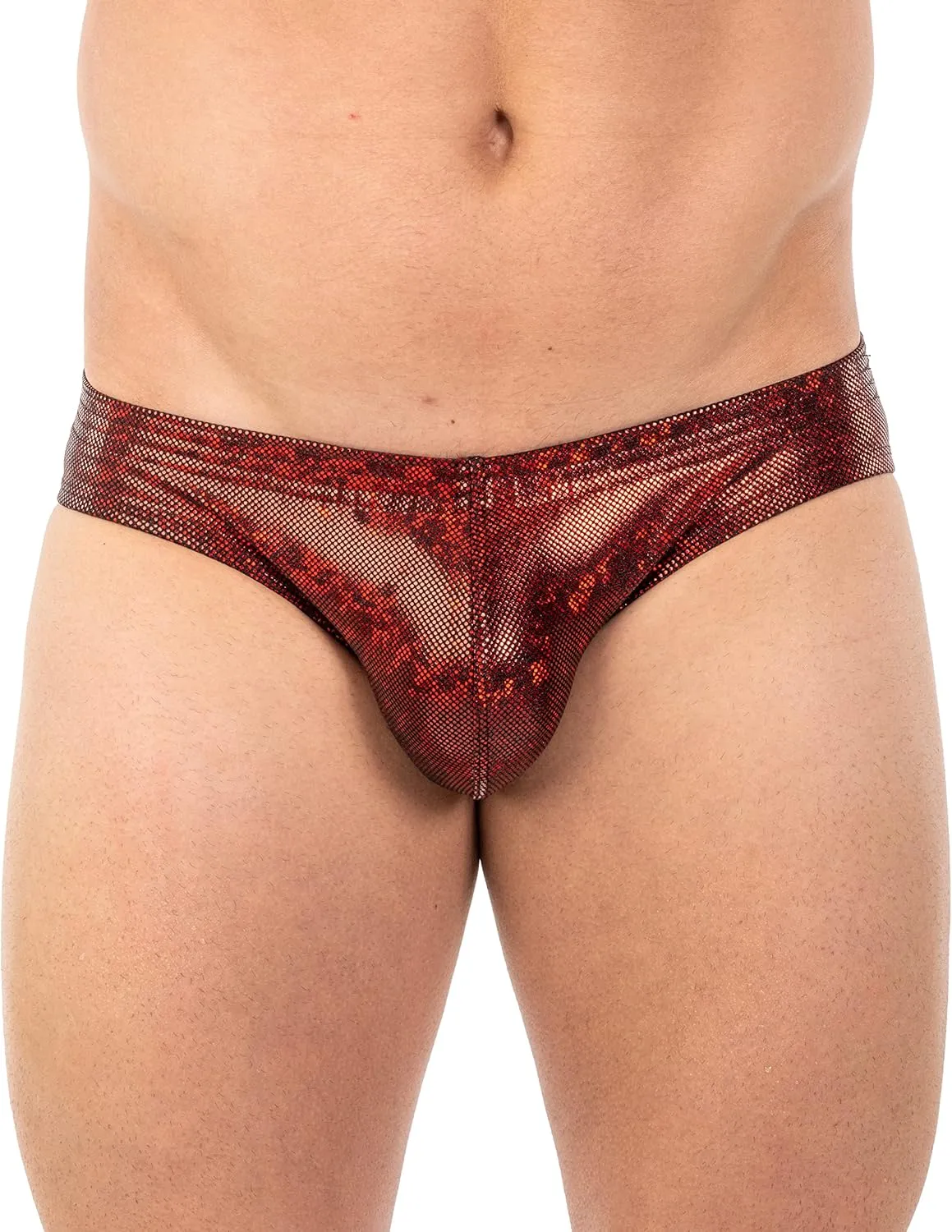 Gary Majdell Sport Mens Print Contour Pouch Bikini Swimsuit