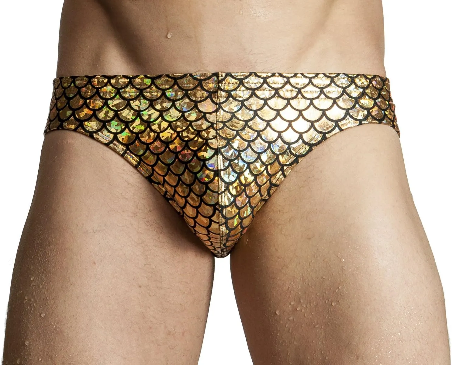 Gary Majdell Sport Mens Print Contour Pouch Bikini Swimsuit