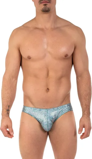 Gary Majdell Sport Mens Print Contour Pouch Bikini Swimsuit