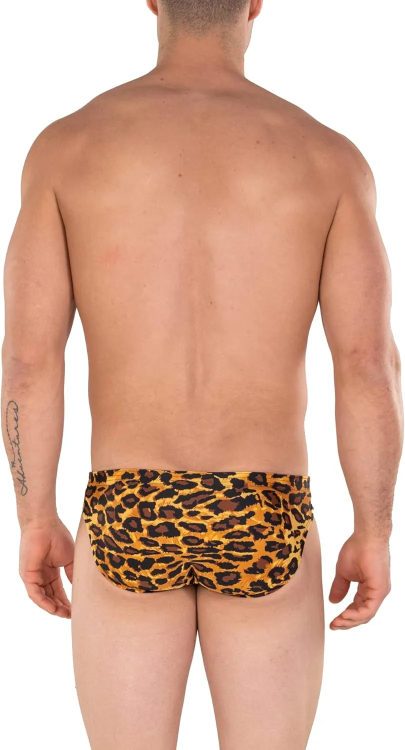 Gary Majdell Sport Mens Print Contour Pouch Bikini Swimsuit