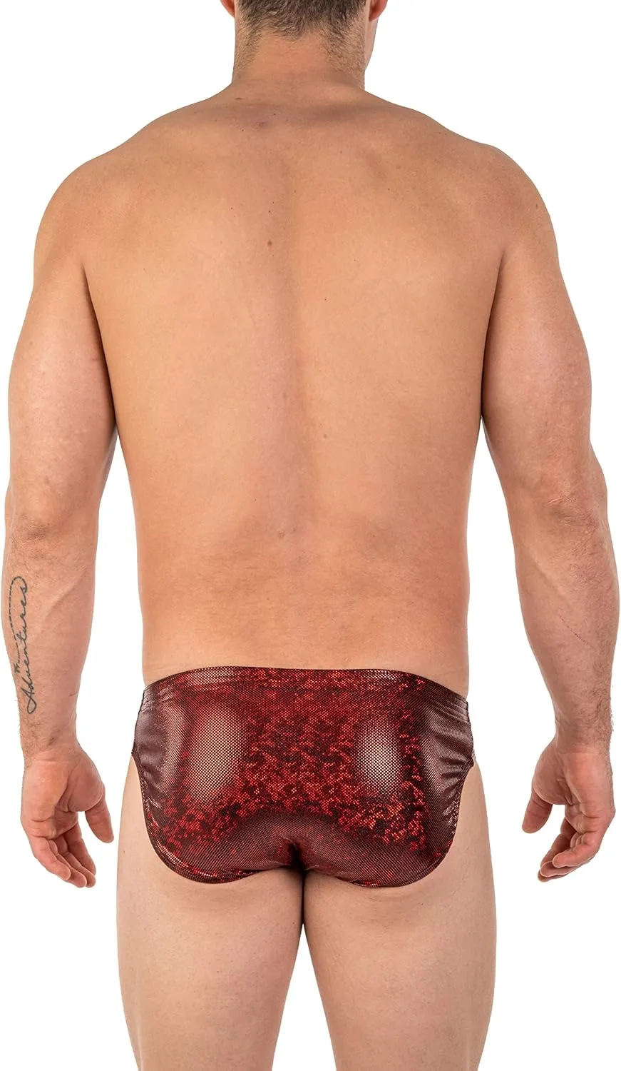 Gary Majdell Sport Mens Print Contour Pouch Bikini Swimsuit