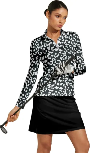 Golf Shirts for Woman UPF 50  Sun Protection Quick Dry Lightweight Long Sleeve Polo Shirts for Woman Rash Guard