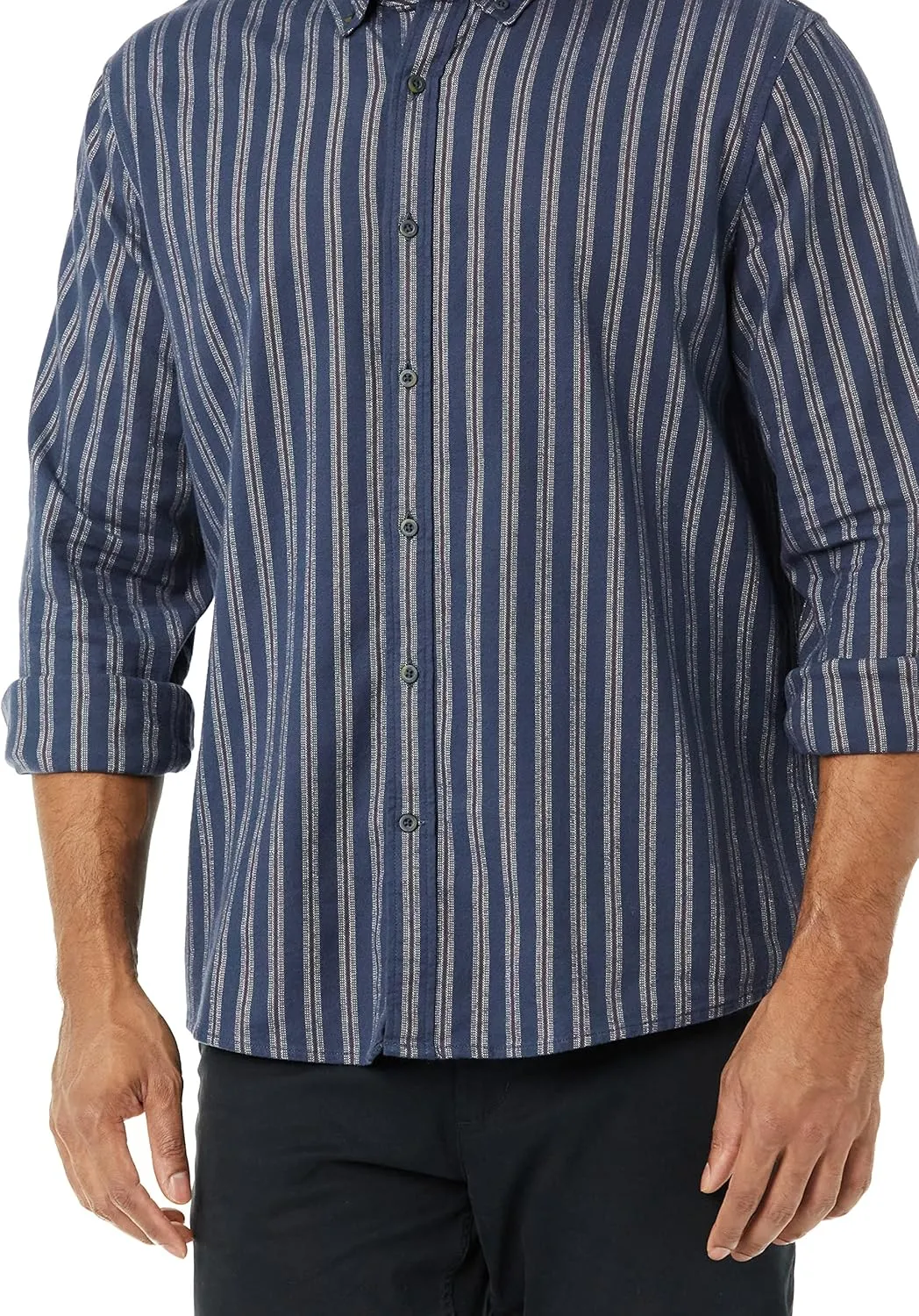 Goodthreads Men's Slim-Fit Long-Sleeve Stretch Oxford