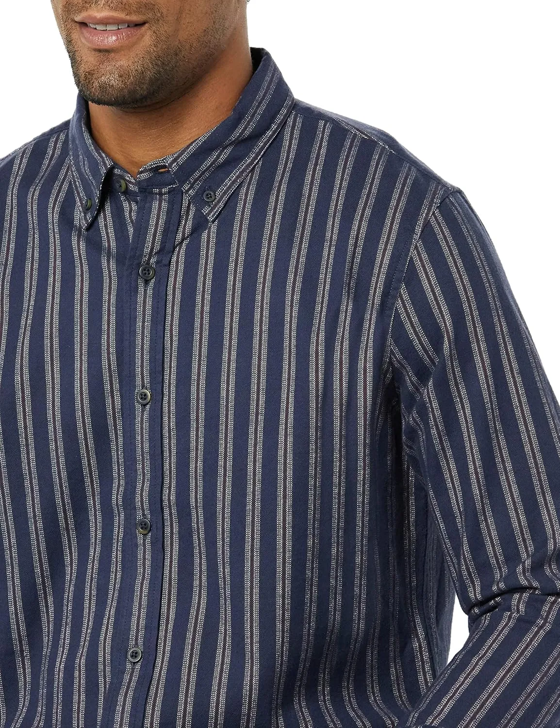 Goodthreads Men's Slim-Fit Long-Sleeve Stretch Oxford