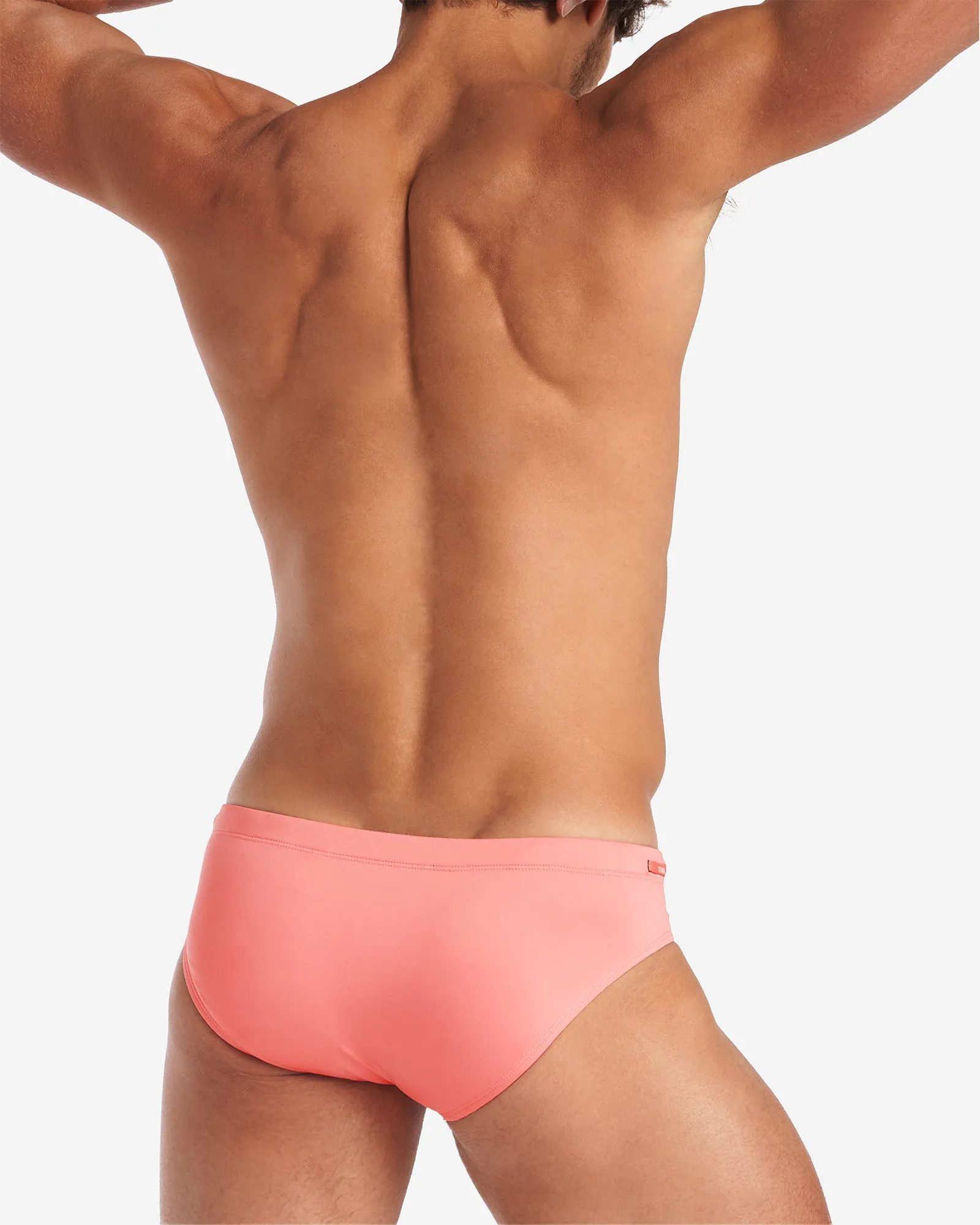 Grid Swim Brief - Bondi Pink