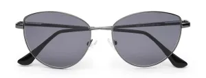 Gunmetal Cateye Sunglasses