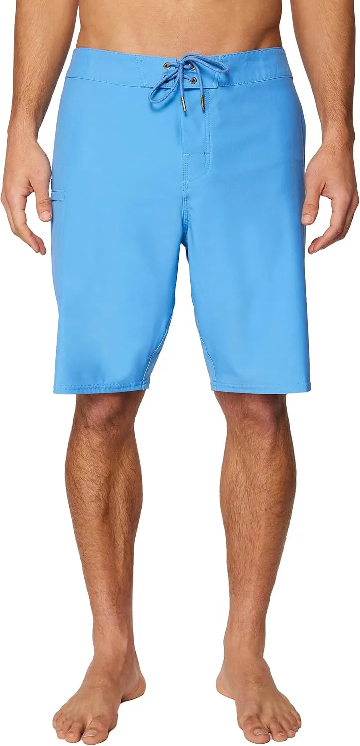 Hang Ten Mens 20 Inch Boardshorts - Men's Swim Trunks with Quick Dry Stretch Fabric and Pockets