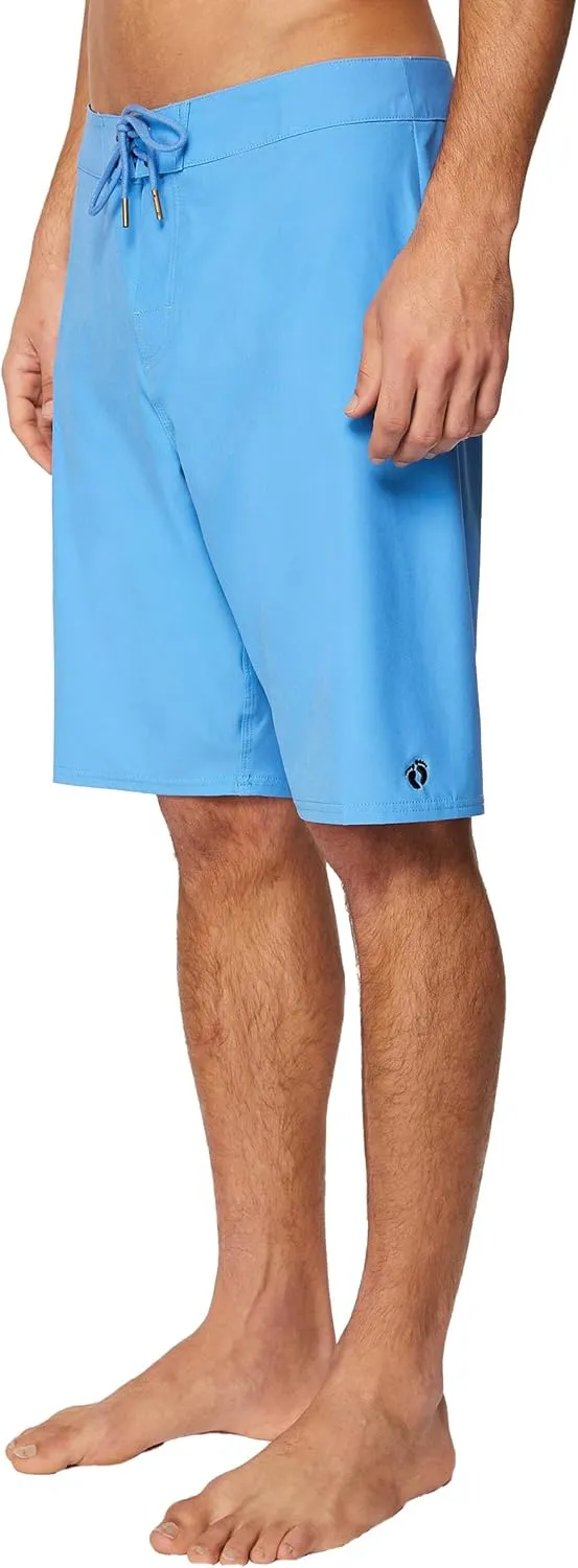 Hang Ten Mens 20 Inch Boardshorts - Men's Swim Trunks with Quick Dry Stretch Fabric and Pockets
