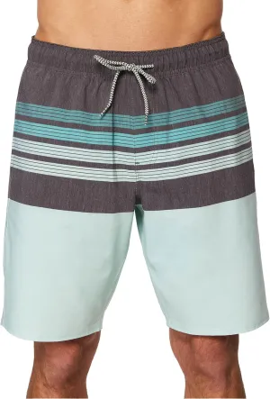 Hang Ten Mens 21 Inch Boardshorts - Men's Swim Trunks with Quick Dry Stretch Fabric and Pockets