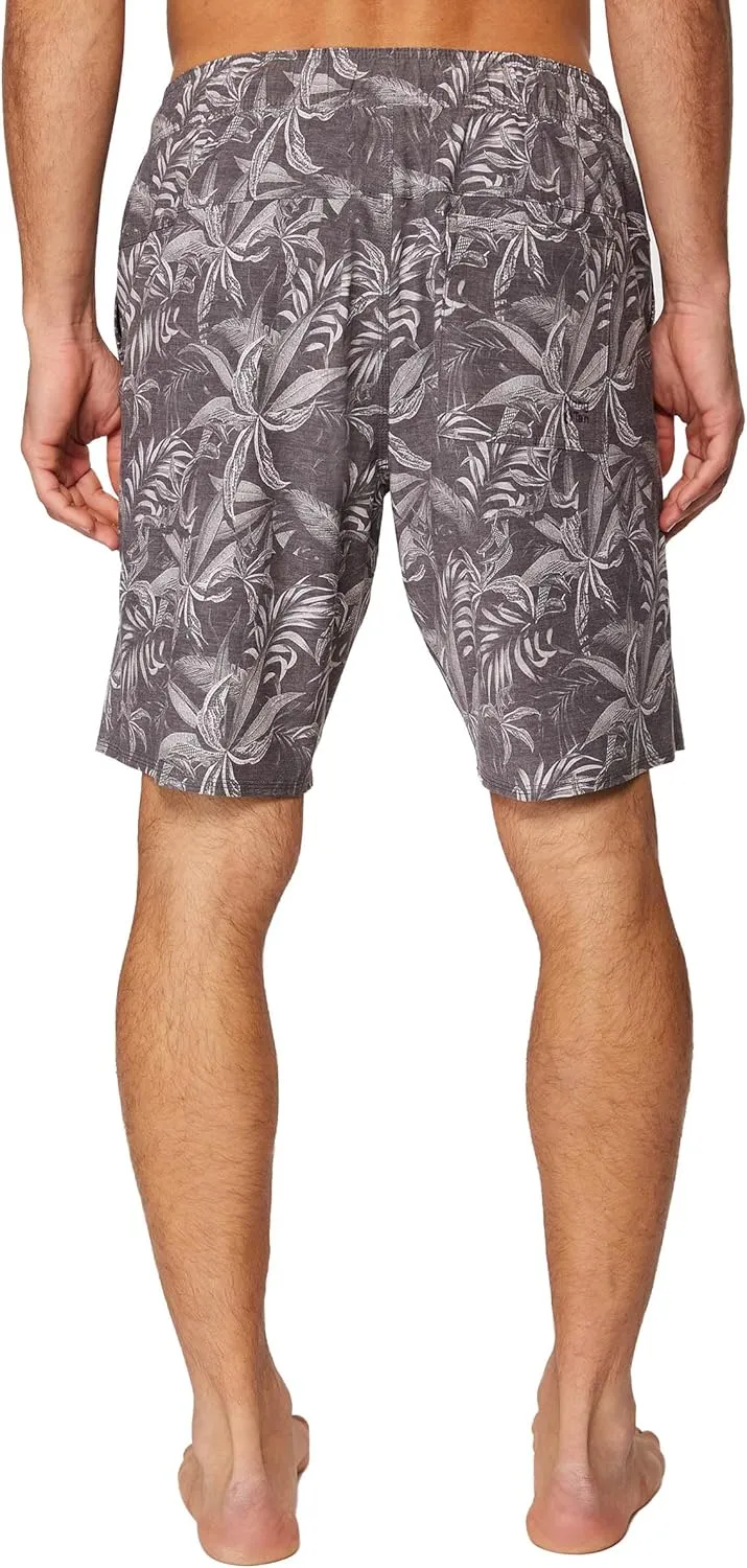Hang Ten Mens 21 Inch Boardshorts - Men's Swim Trunks with Quick Dry Stretch Fabric and Pockets