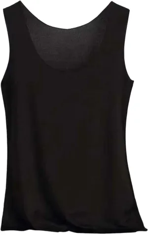 Heevina Tank Tops With Built In Bras For Women Seamless Camisole Undershirts Vest Spaghetti Strap Shelf Bra Shirt
