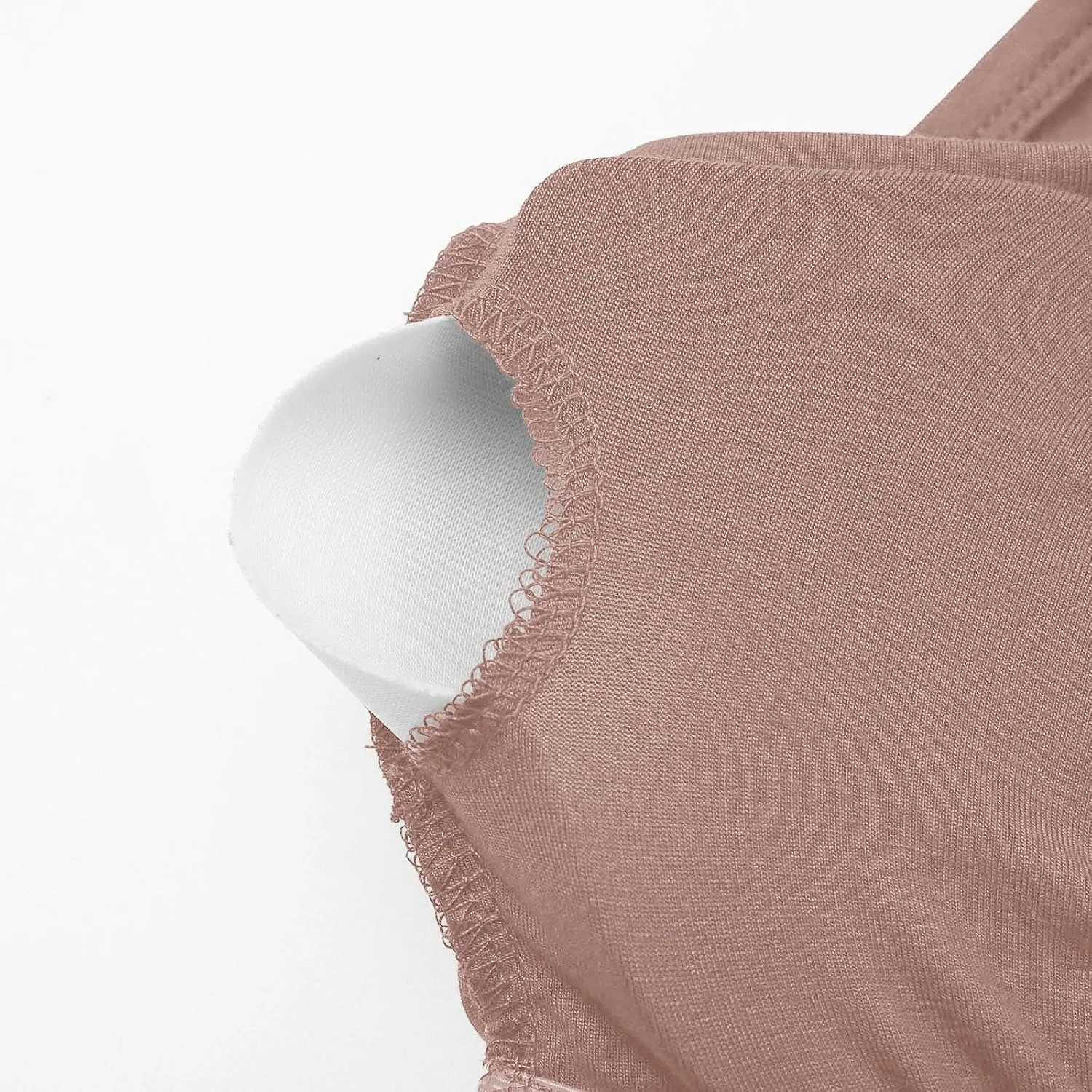 Heevina Tank Tops with Built in Bras Hollow Out Camisole for Women Cami Solid Color Vest Casual Summer
