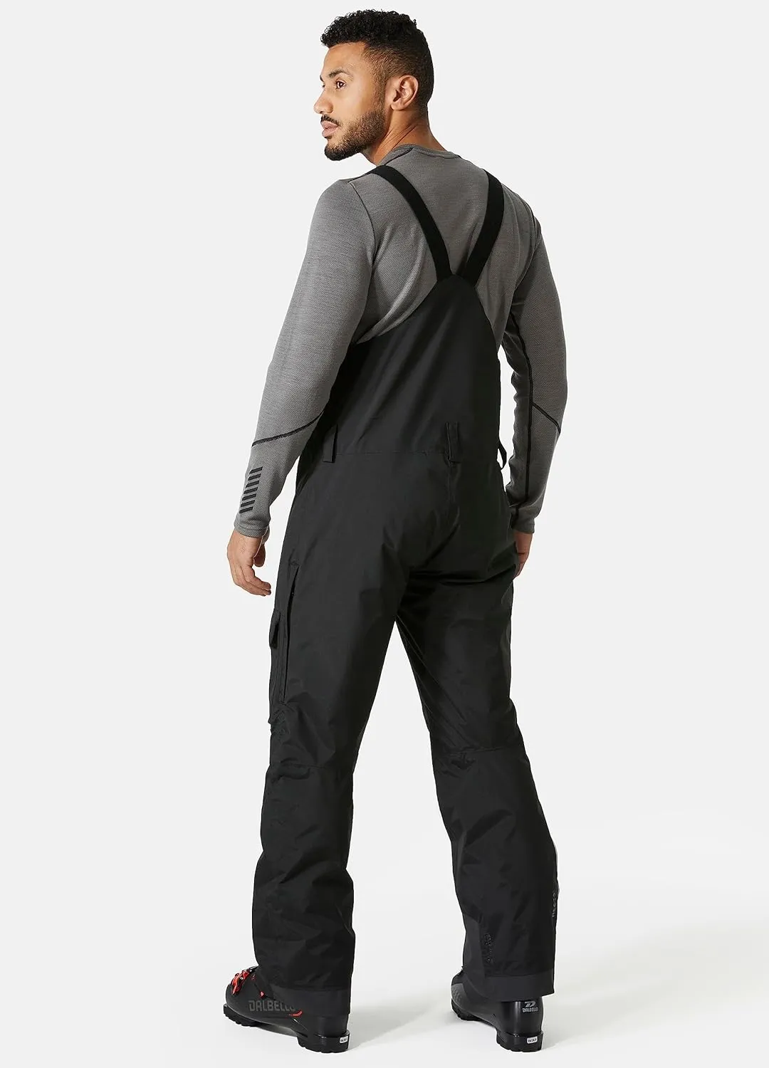 Helly-Hansen Sogn Bib Cargo Ski Pants - Men's Waterproof Insulated Skiing-Pants, Adjustable Fit, Breathable Fabric