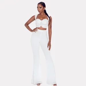High Waist Hip-wrapped Casual Suit