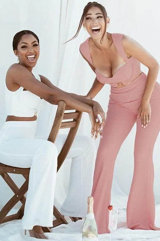 High Waist Hip-wrapped Casual Suit
