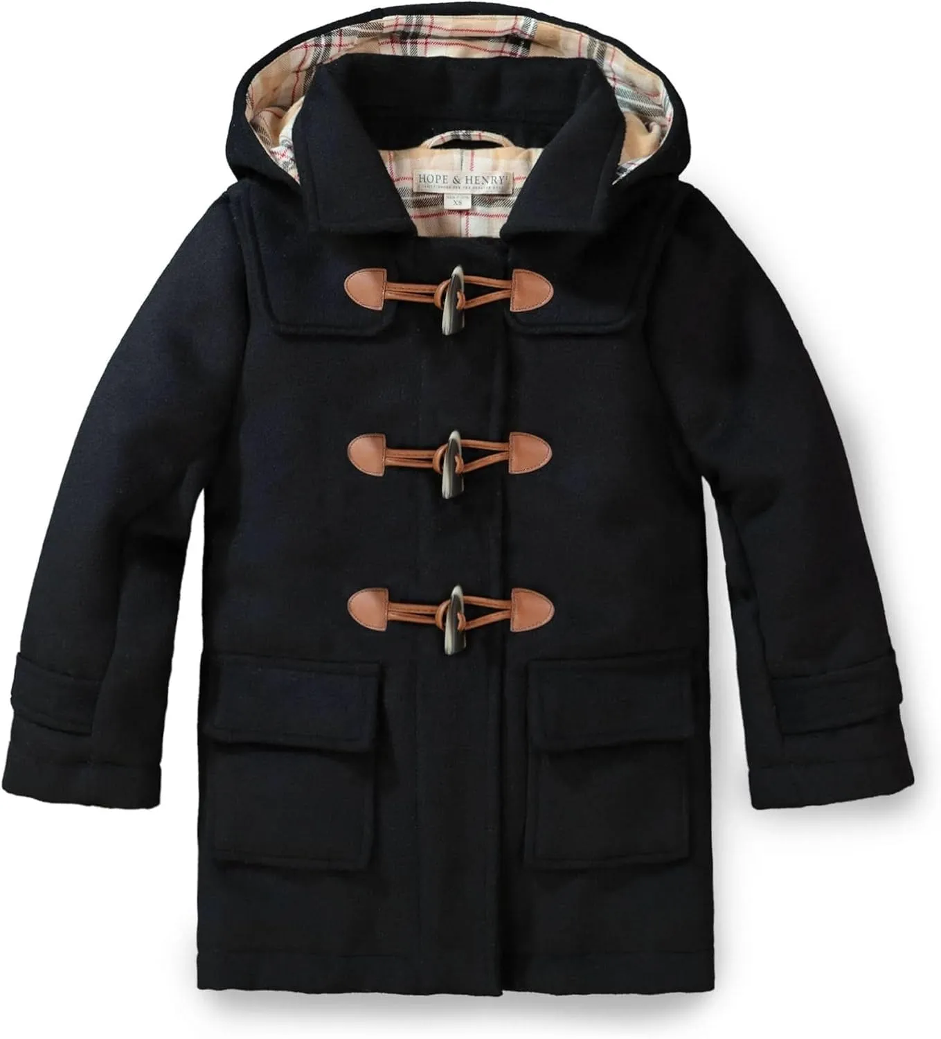 Hope & Henry Unisex Kids Toggle Duffle Coat