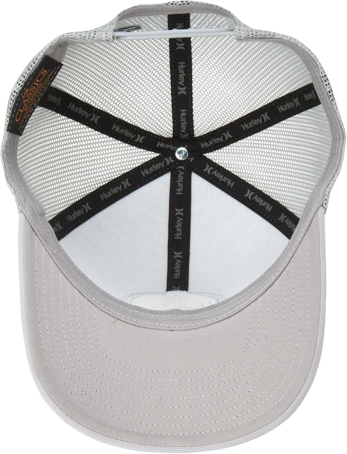 Hurley Mens Offshore Trucker Hat - Curved Brim Mesh Baseball Cap and Hats for Men with Adjustable Snapback Closure