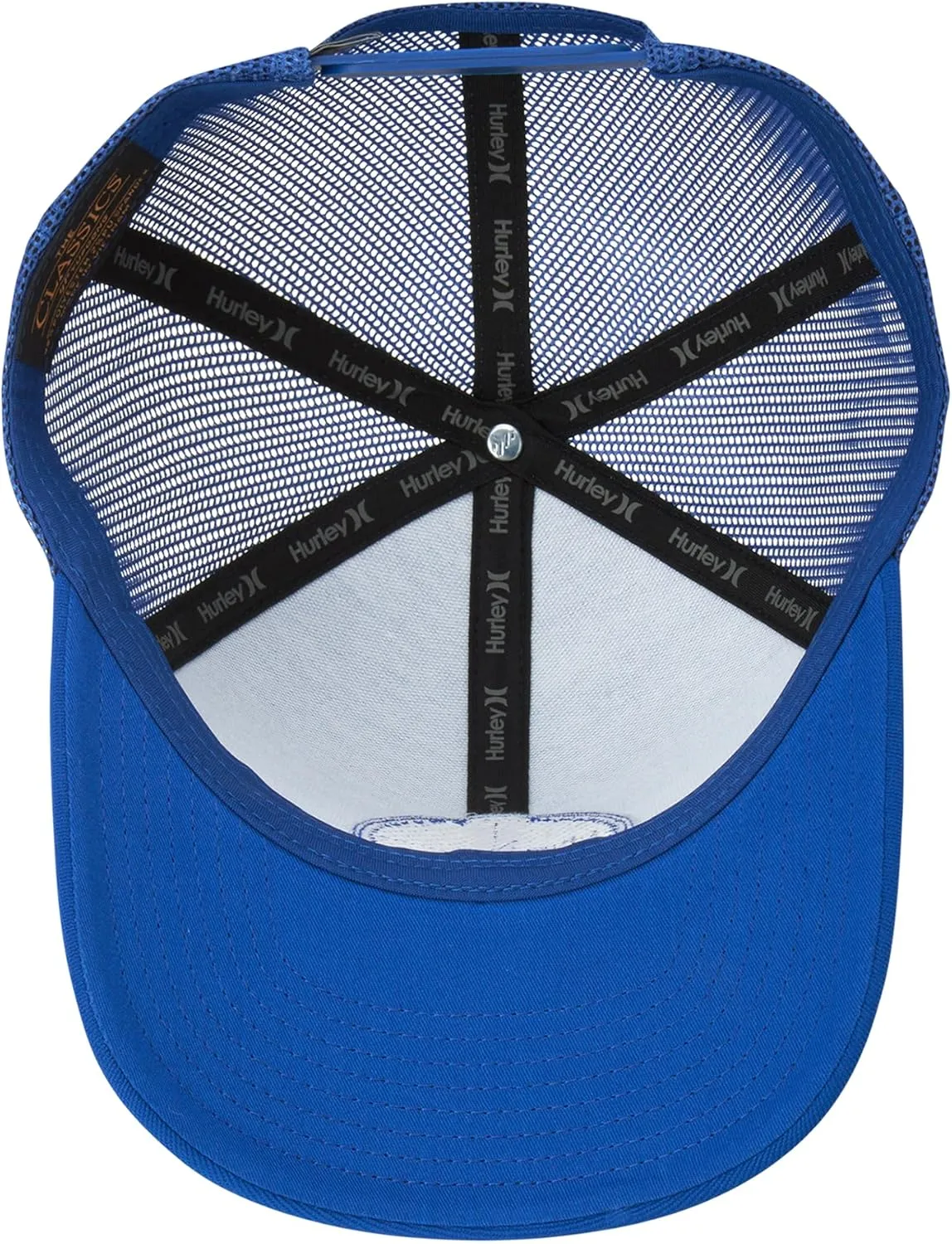 Hurley Mens Offshore Trucker Hat - Curved Brim Mesh Baseball Cap and Hats for Men with Adjustable Snapback Closure