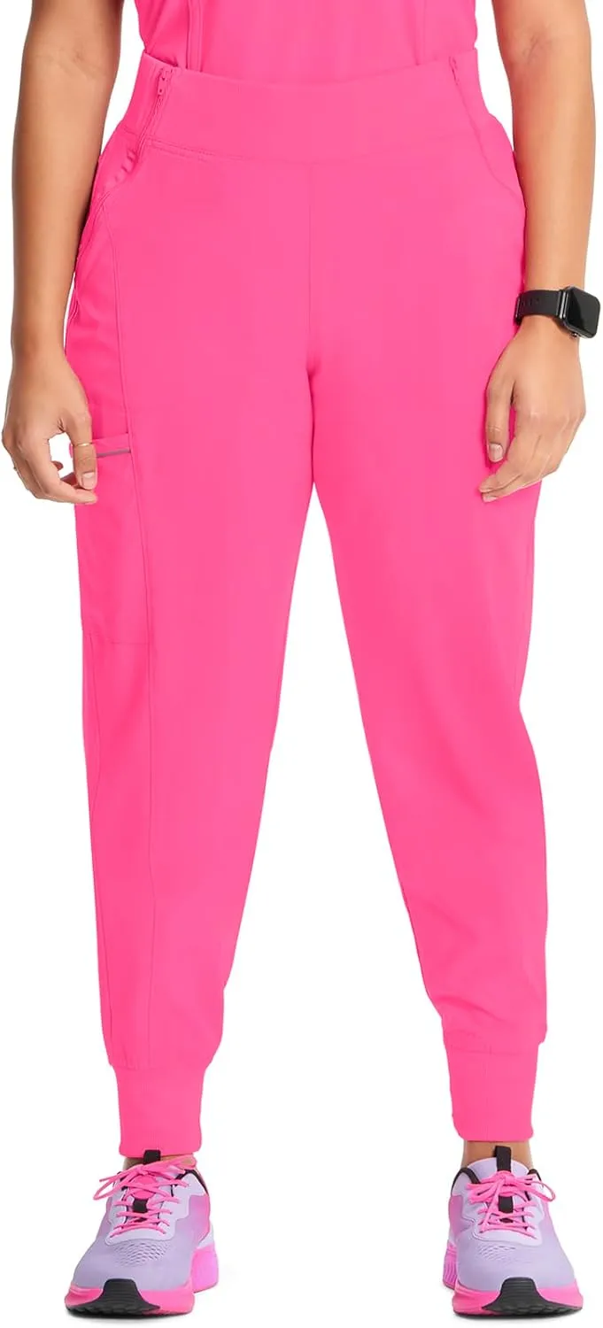 Infinity Women's Scrub Jogger Pants Mid Rise Bottoms with 5 Pockets, Moisture Wicking & 360 Stretch Fabric - CK110A