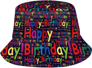 It's My Birthday Bucket Hat, Unisex Birthday Hat Outdoor Beach Summer Fisherman Cap for Men Women