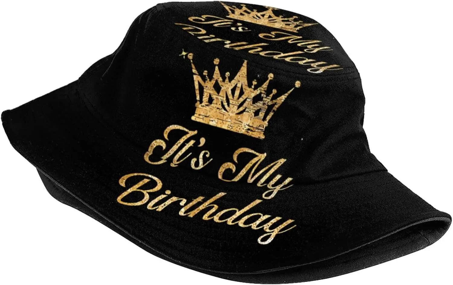 It's My Birthday Bucket Hat, Unisex Birthday Hat Outdoor Beach Summer Fisherman Cap for Men Women