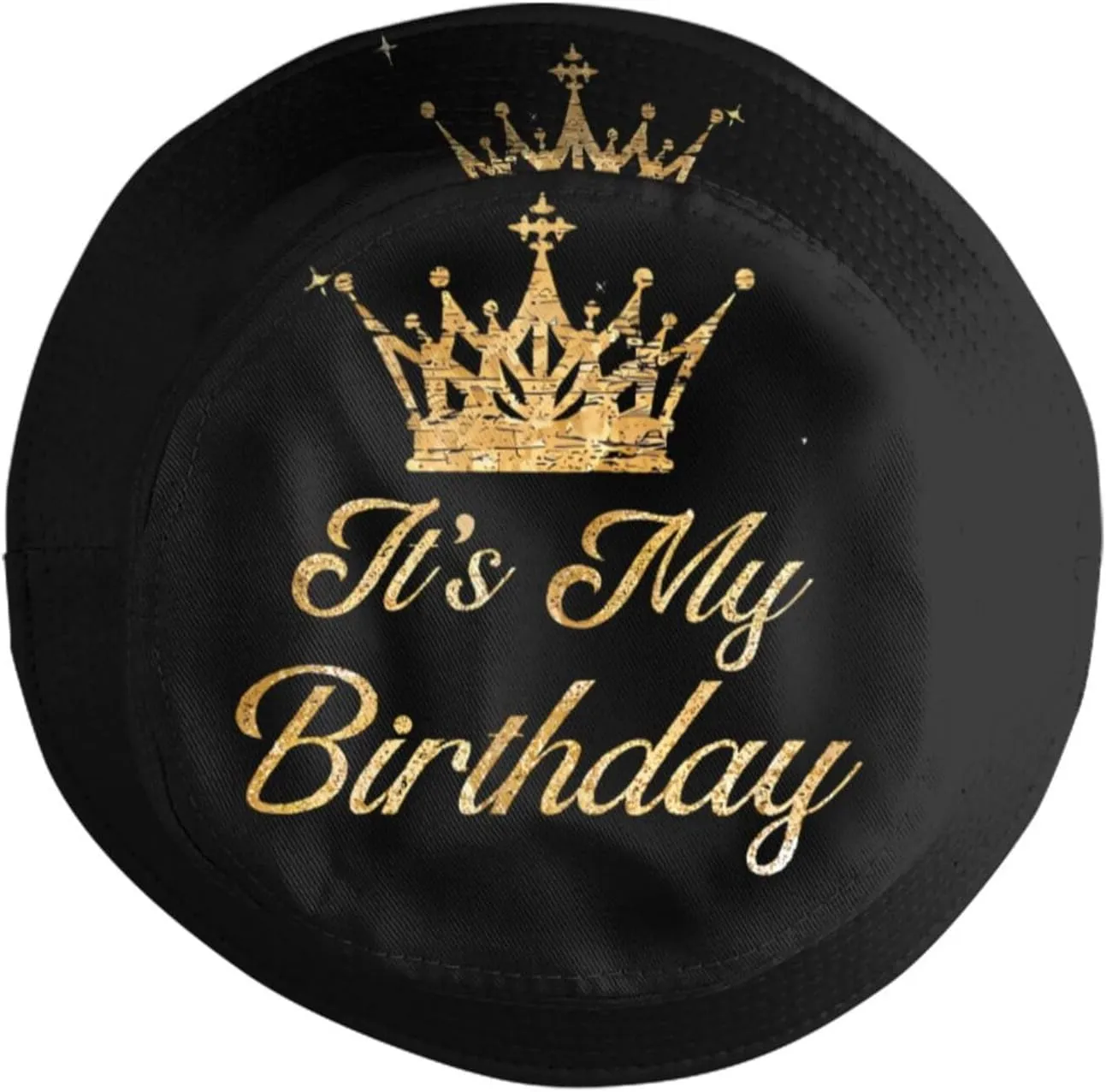 It's My Birthday Bucket Hat, Unisex Birthday Hat Outdoor Beach Summer Fisherman Cap for Men Women