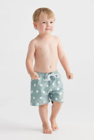 Jnr Henley Sage Swim Shorts