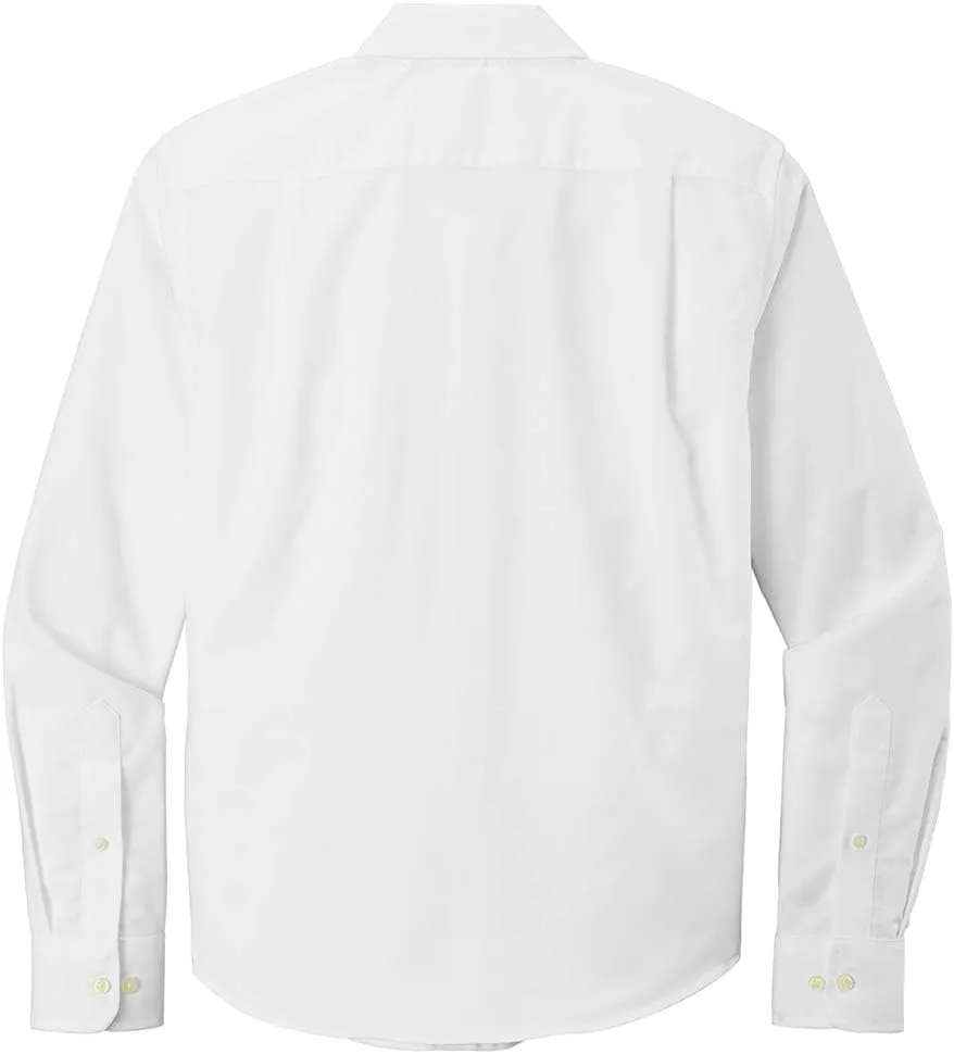 Joe's USA Men's Stain Resistant Untucked Fit Oxford Shirt in Sizes XS-4XL