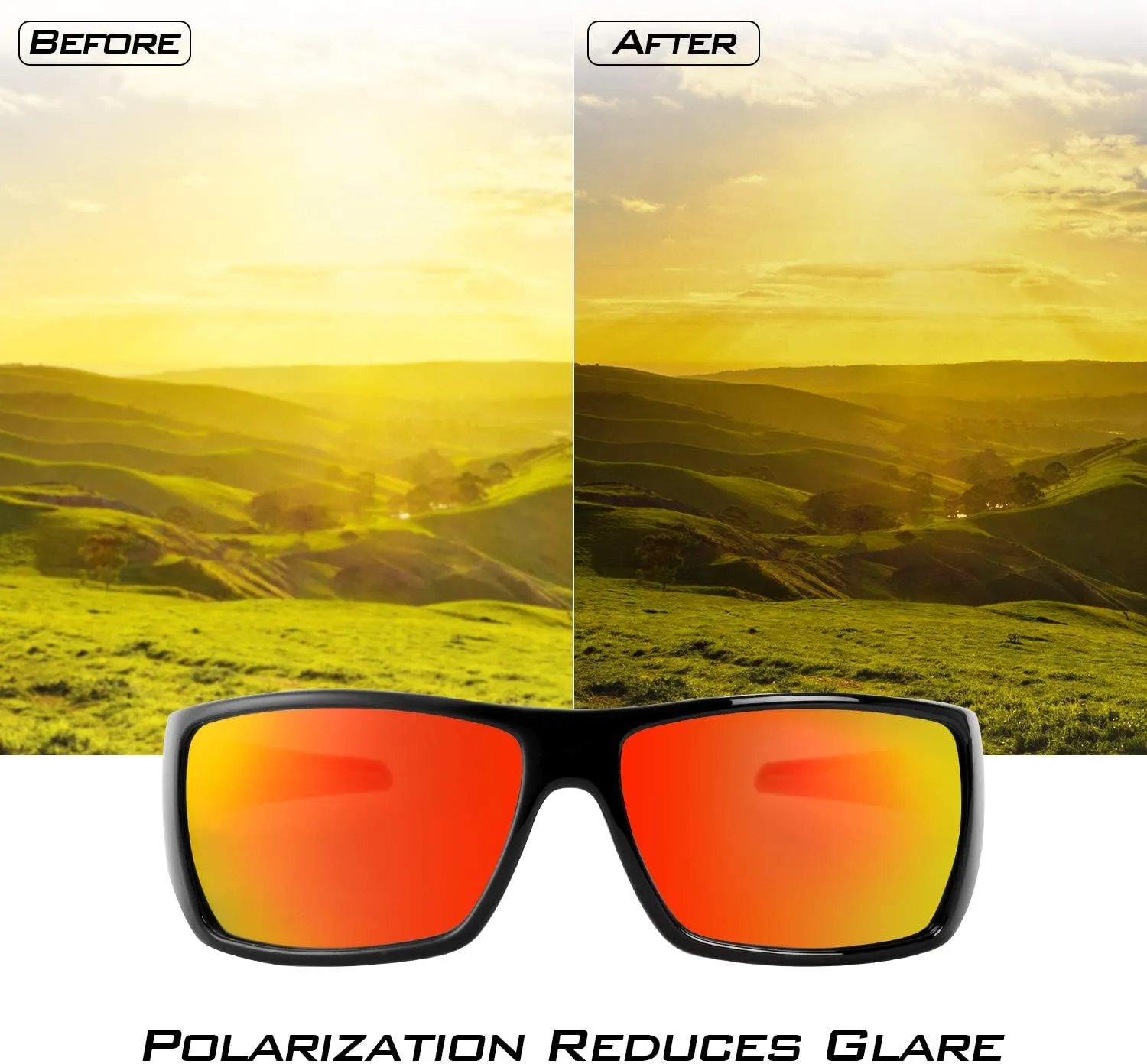 KastKing Iditarod Polarized Sport Sunglasses for Men and Women, Ideal for Driving Fishing Cycling and Running, UV Protection