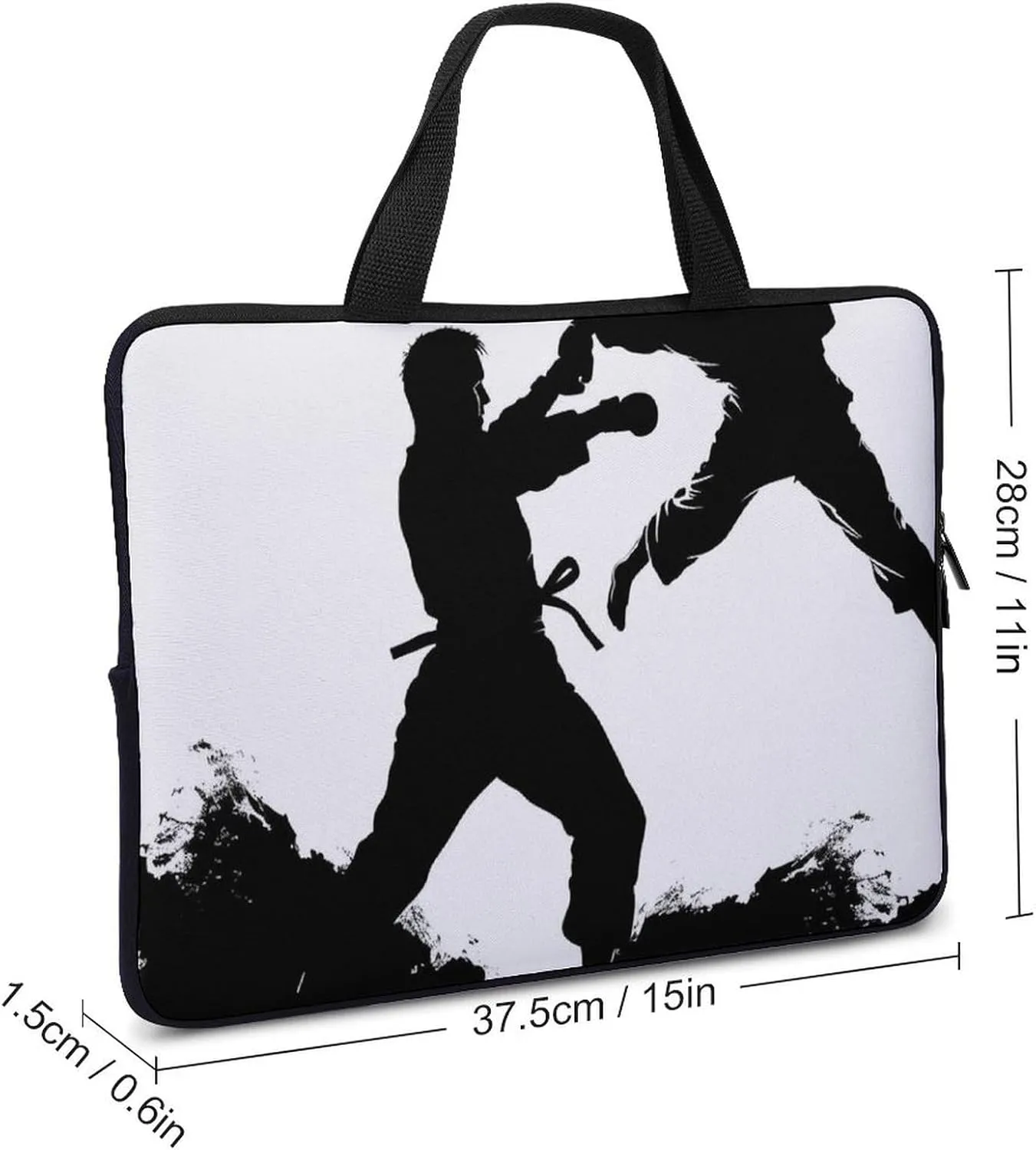 Kickboxing Laptop Bag Durable Laptop Sleeve Water-Resistant Notebook Bag for Computer Or Tablet